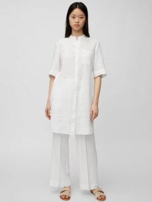 Marc O'Polo Overhemdjurk white linen