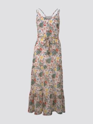 TOM TAILOR Maxi jurk met tropische print