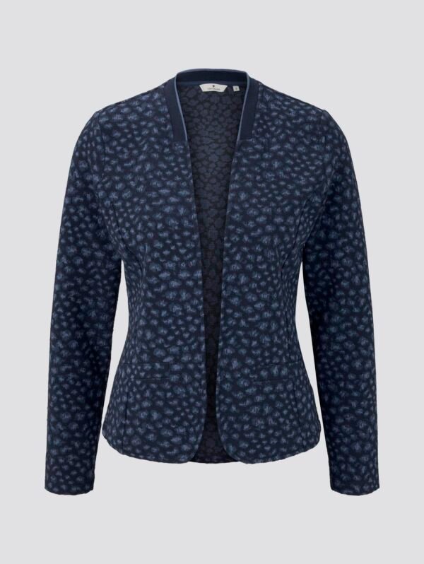 TOM TAILOR Blazer met print en strepen