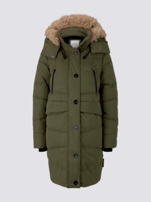 TOM TAILOR Puffer jas met bontkraag 