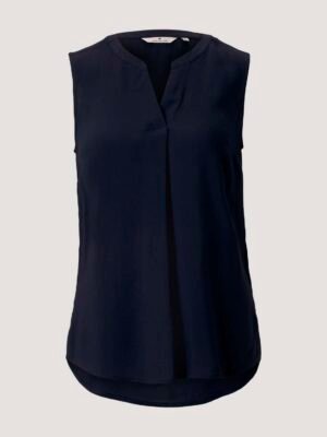 TOM TAILOR Mouwloze Henley blouse