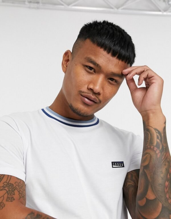 Jack & Jones - Core - T-shirt met logo in wit