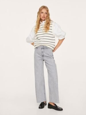 Mango  High-waist jeans in culottestijl