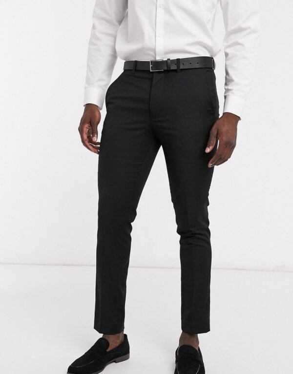 Jack & Jones Premium - Skinny pantalon in zwart