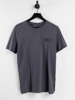 Jack & Jones - Essentials - T-shirt met logo in grijs
