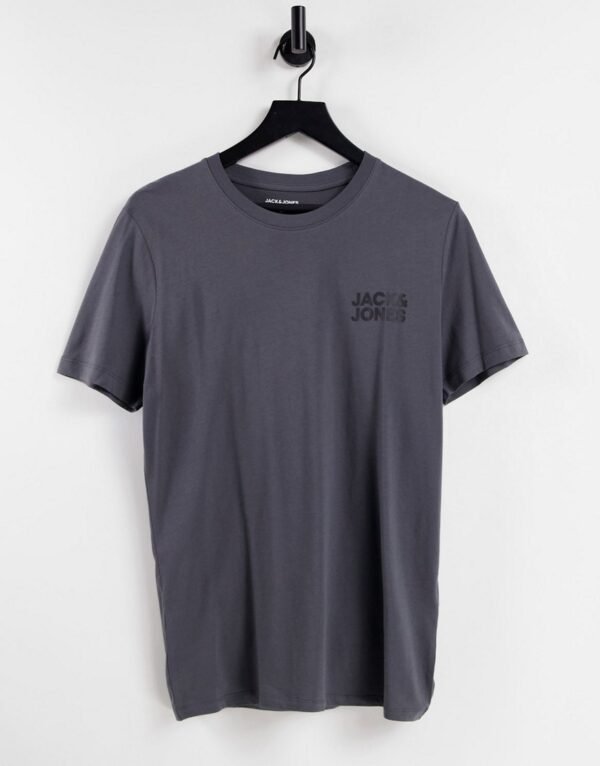 Jack & Jones - Essentials - T-shirt met logo in grijs