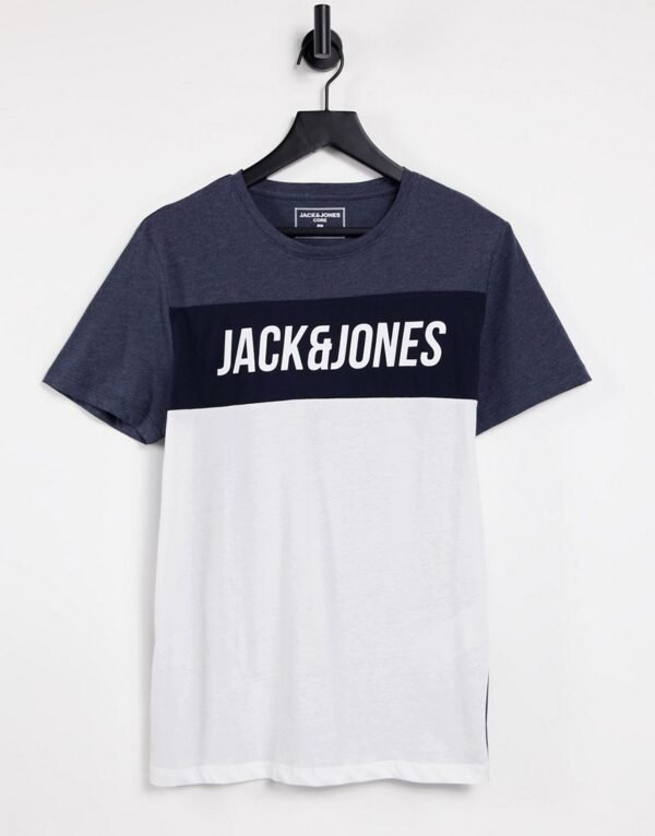 Jack & Jones - T-shirt met logopand in wit
