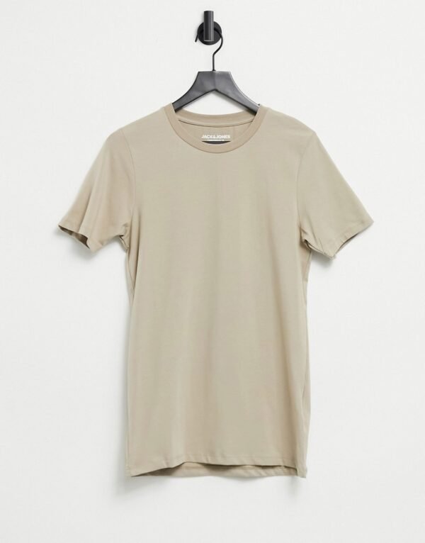 Jack & Jones - Originals - Muscle-fit T-shirt in beige-Neutraal