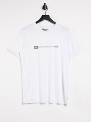 Jack & Jones - Core Performance - T-shirt met logo in wit