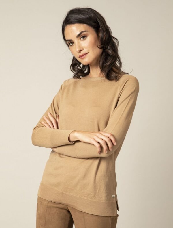 Cavallaro Napoli Dames Pullover - Cirola Pullover - Camel -