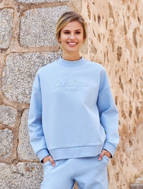 Cavallaro Napoli Dames Sweater - Alia Sweat - Blauw -