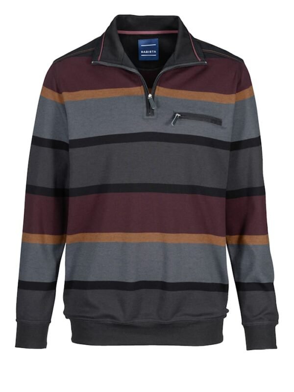 Babista Sweatshirt BABISTA Antraciet::Bordeaux