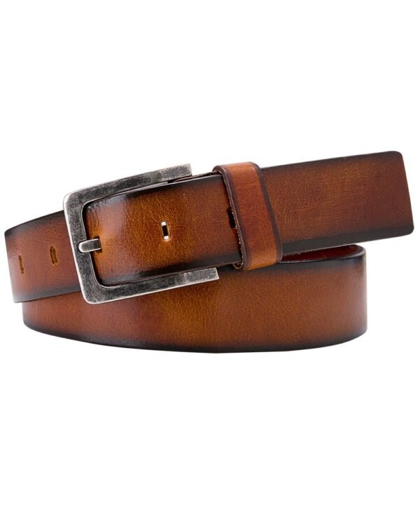 Profuomo heren cognac informele lederen riem