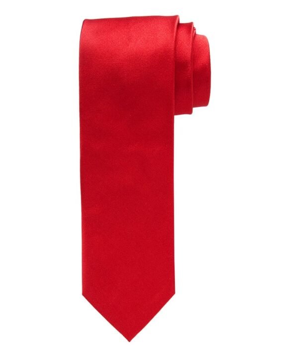 Profuomo heren rode royal satijn-zijden stropdas