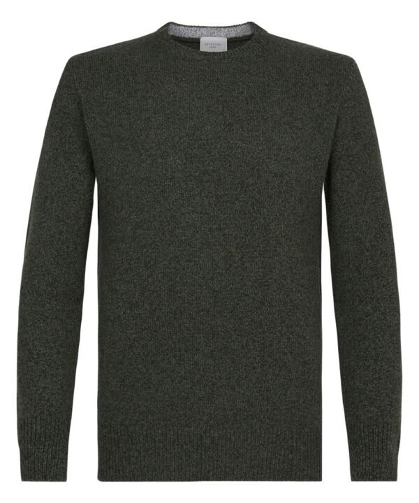 Profuomo heren groene crew neck trui