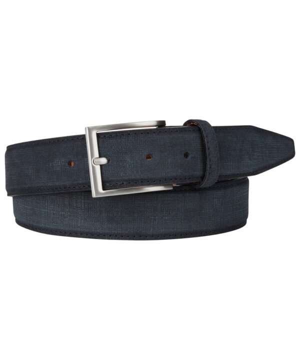 Profuomo heren navy suède riem