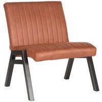 Fauteuil Matz - Cognac - Microfiber