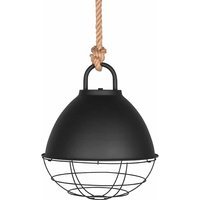 Hanglamp Korf - Zwart - Metaal - M