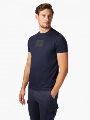 Cavallaro Napoli Heren Overhemd - Ferzetti T-Shirt - Donkerblauw -