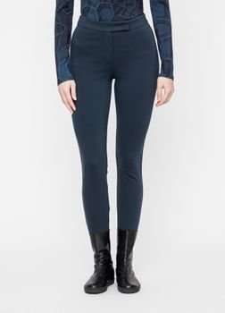 SarahPacini EU Deze Yumiko broek uit flexibele jerseystof biedt elegantie en puur comfort. Combineer met je favoriete truien