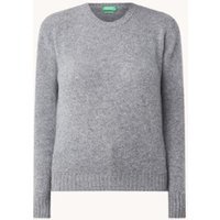Benetton Fijngebreide pullover van wol