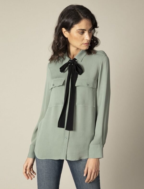 Cavallaro Napoli Dames Blouse - Safari Blouse - Groen -